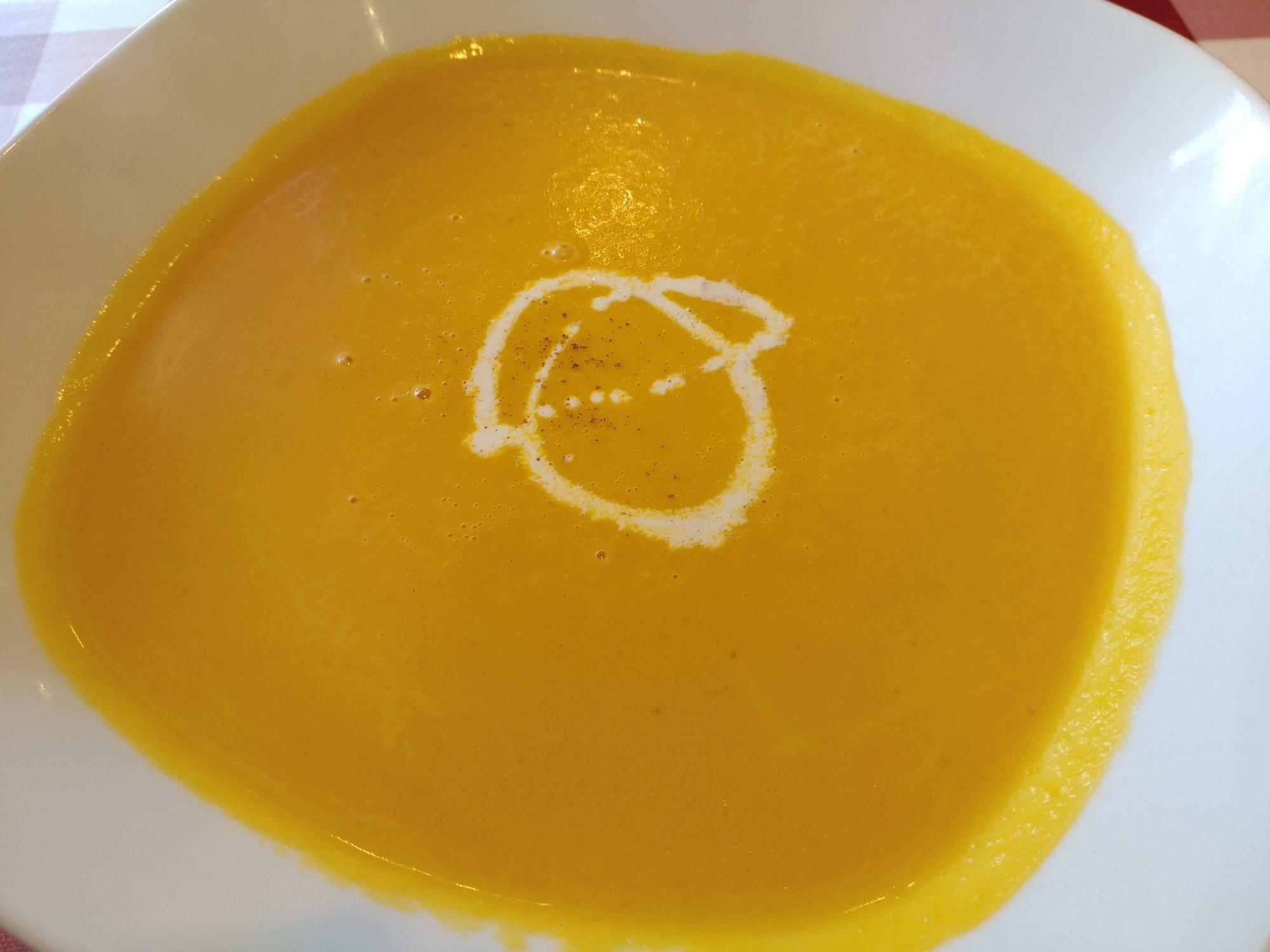 カボチャのクリームスープ