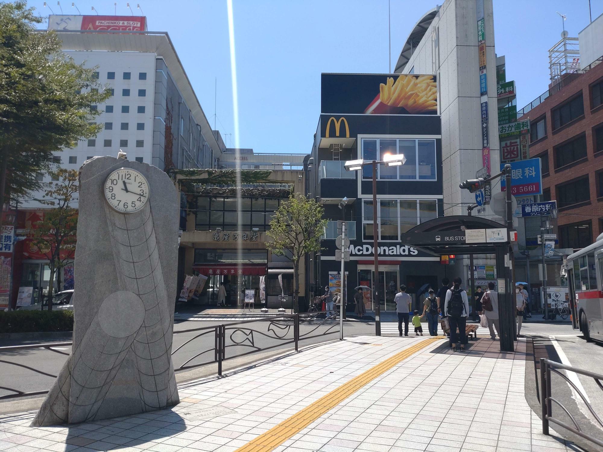 JR南武線武蔵新城駅南口。１１時半の開店を狙って早めの行動