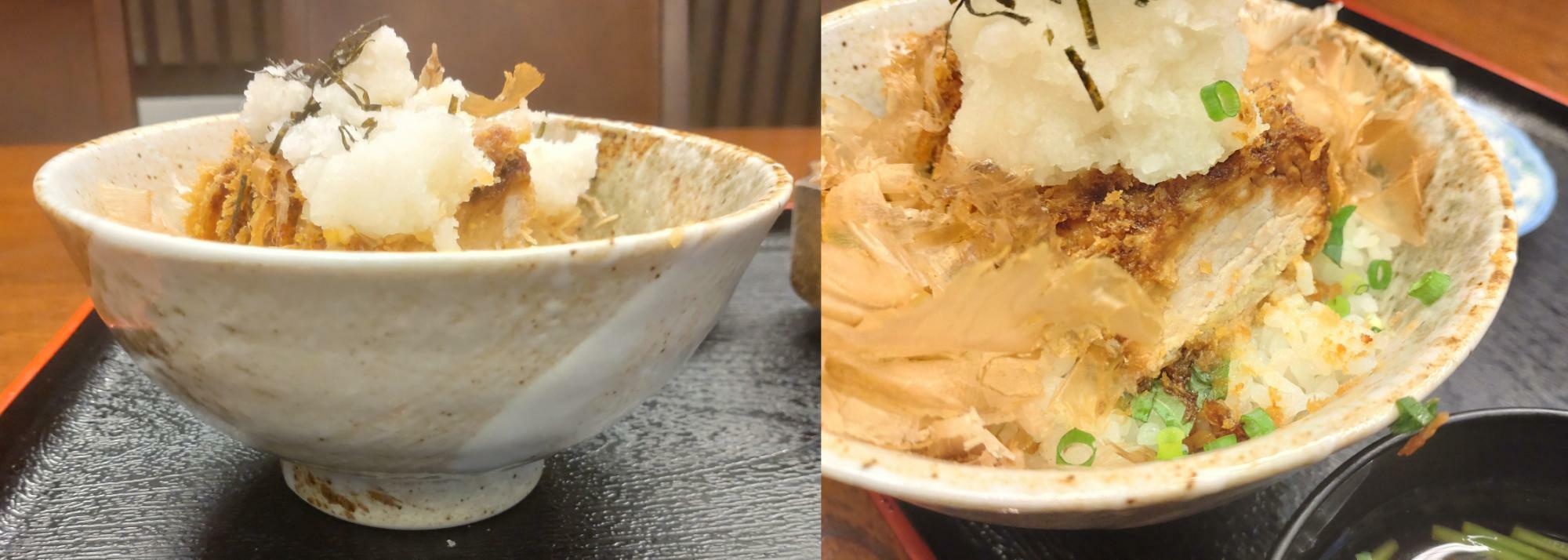 丼のそこも深く量もしっかり！