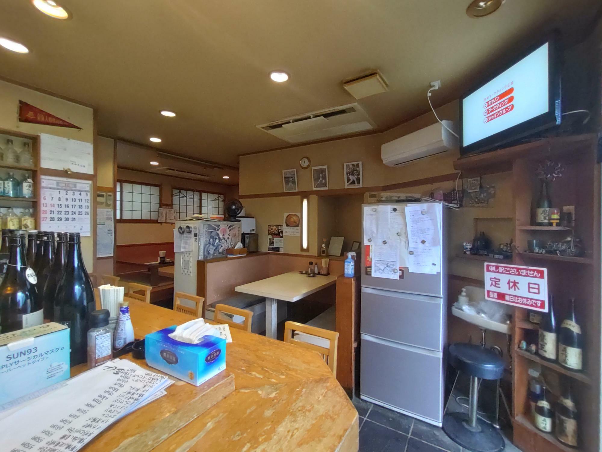 昔懐かしい居酒屋を感じるお店の雰囲気もいい感じです。