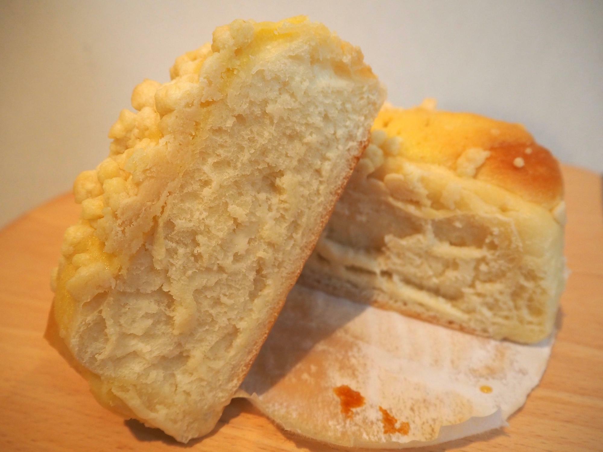 北海道牛乳パンの断面