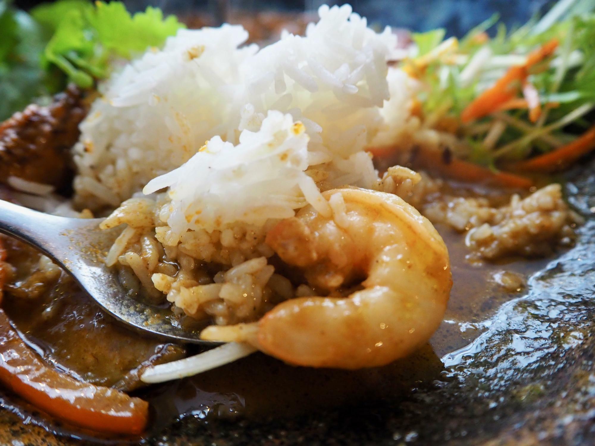 タイ風海老野菜カレー