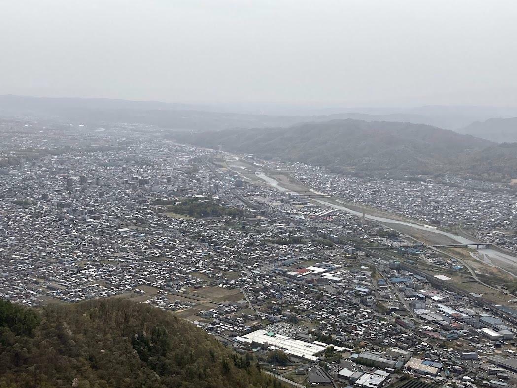 上塩尻の高台からの眺め