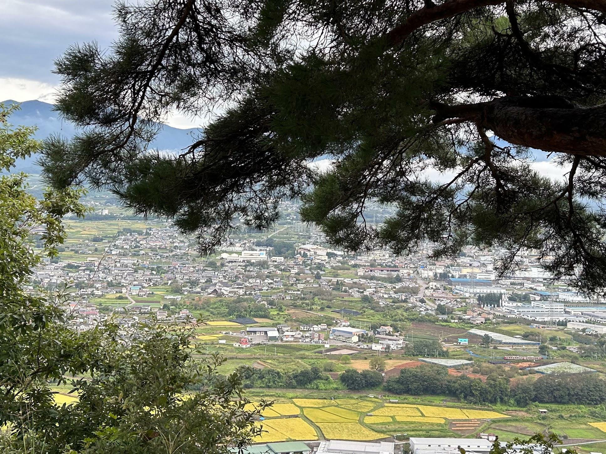 本郭跡から下界を覗く