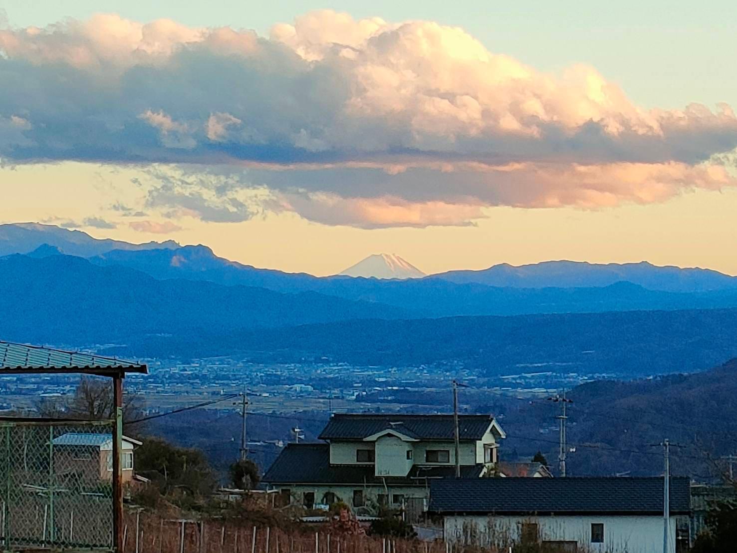 糠地からのぞむ富士　画像提供：仲野厚司様