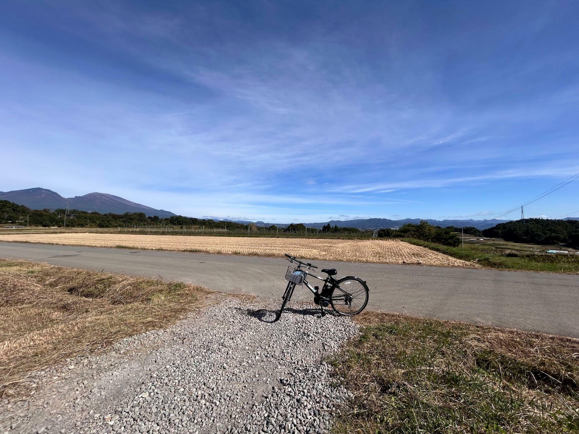 「とうみシェアサイクル」の自転車をお借りしました