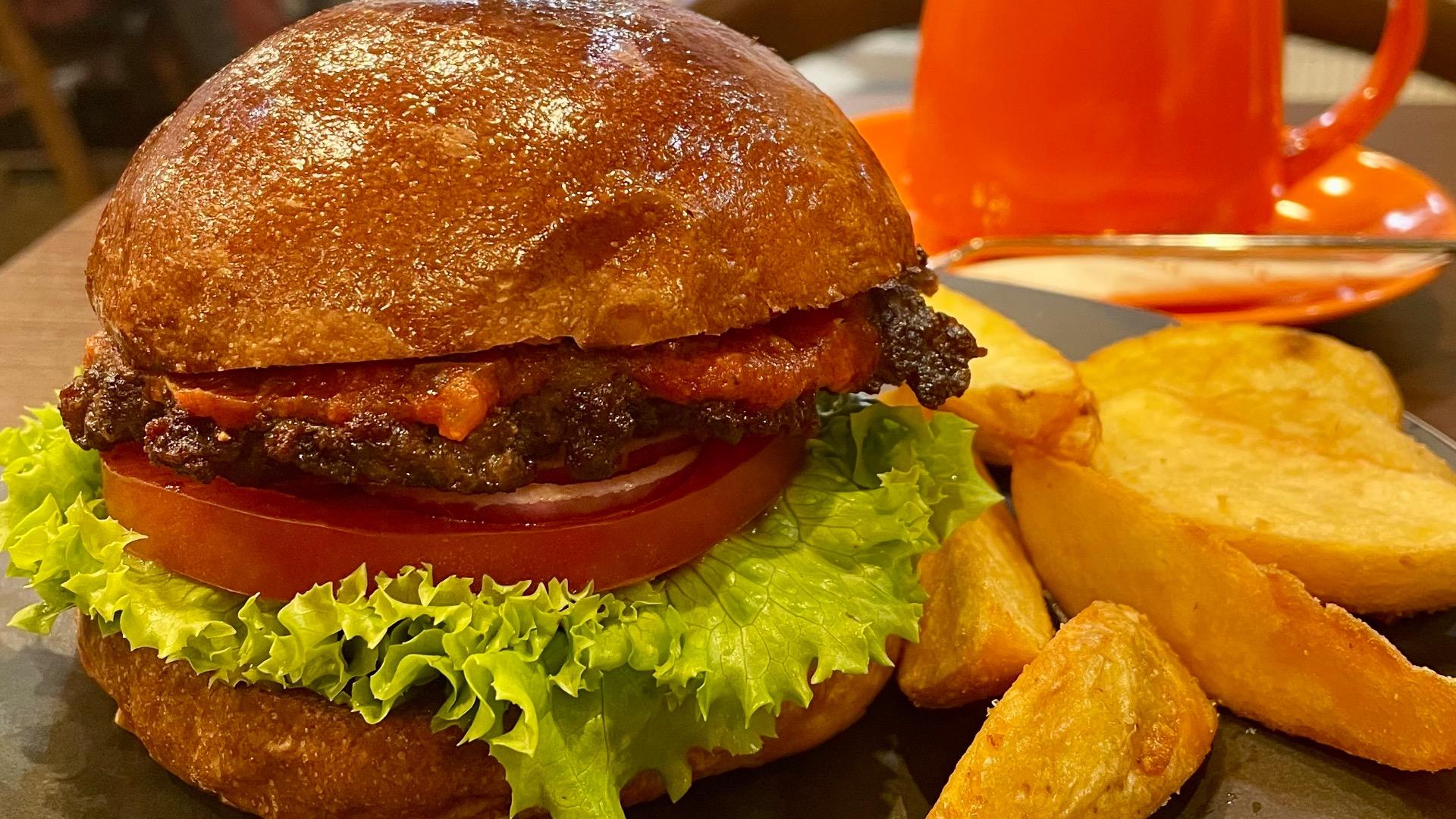 ハンバーガー　プロフ必読 交差点 ハンバーガー】メンズ パーカー by Fox Republic : FOX