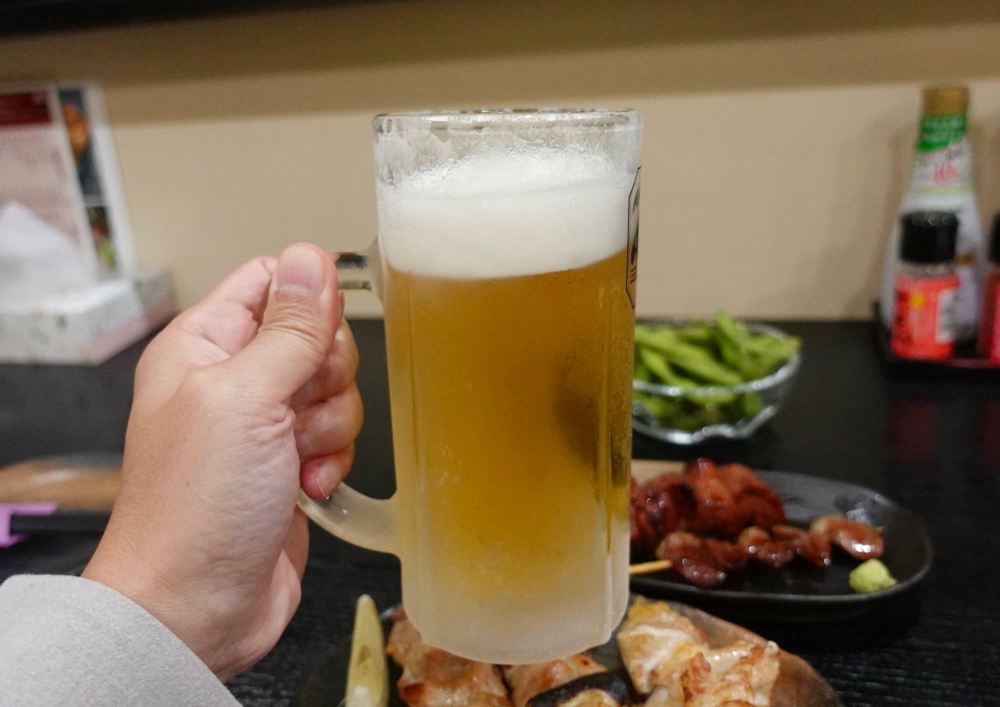 生ビールがすすみます