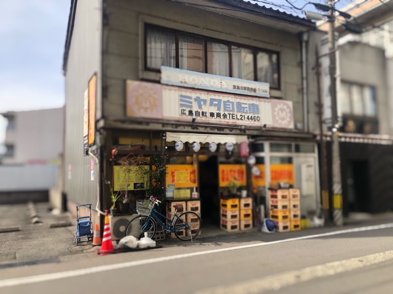 お店の外観はTHE昭和！