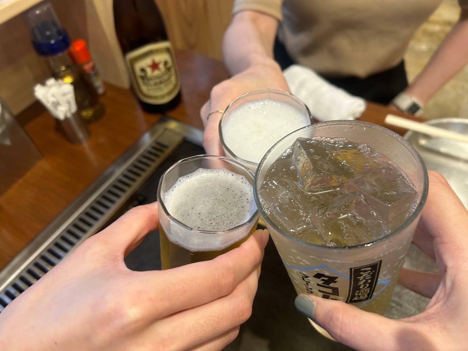 最近飲みにいってばっかりだな