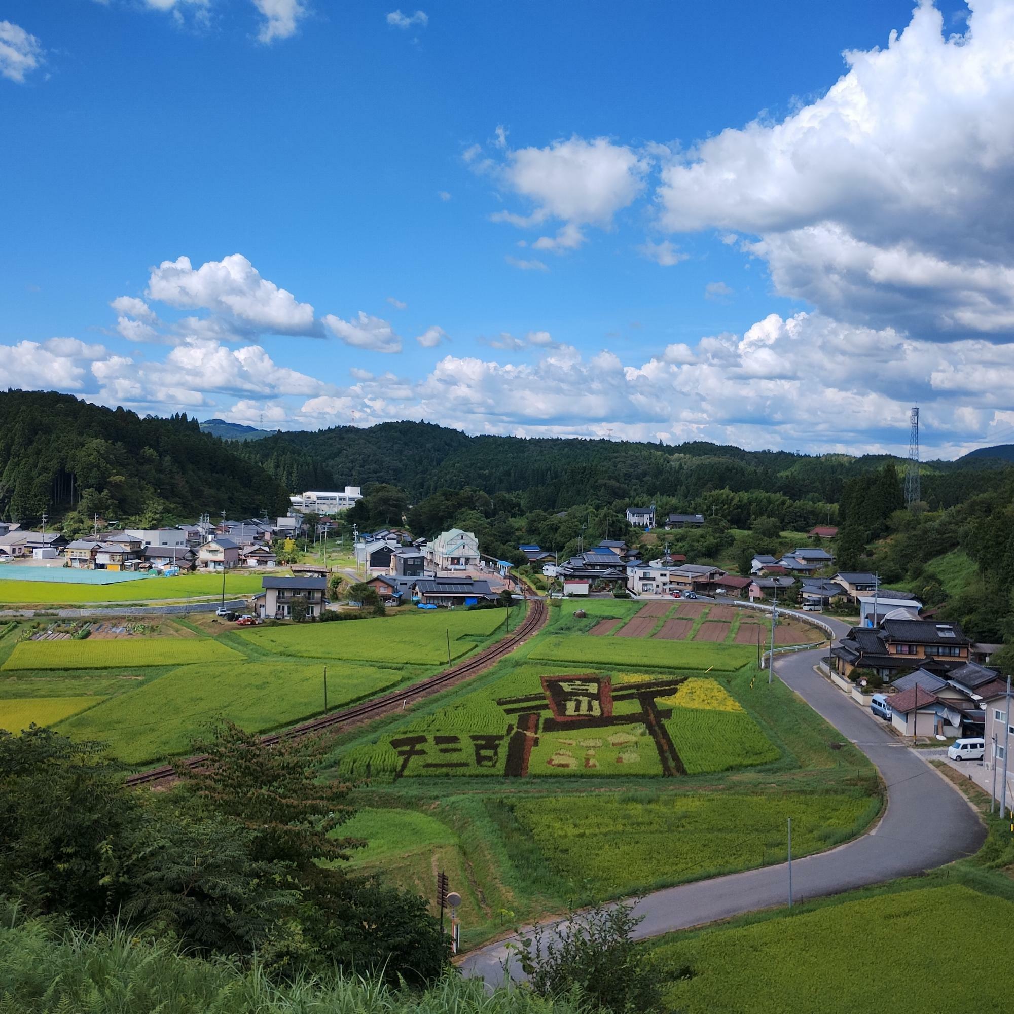 今年は白山比咩神社が創建されて1300年ということで、今年のアートは白山比咩神社です