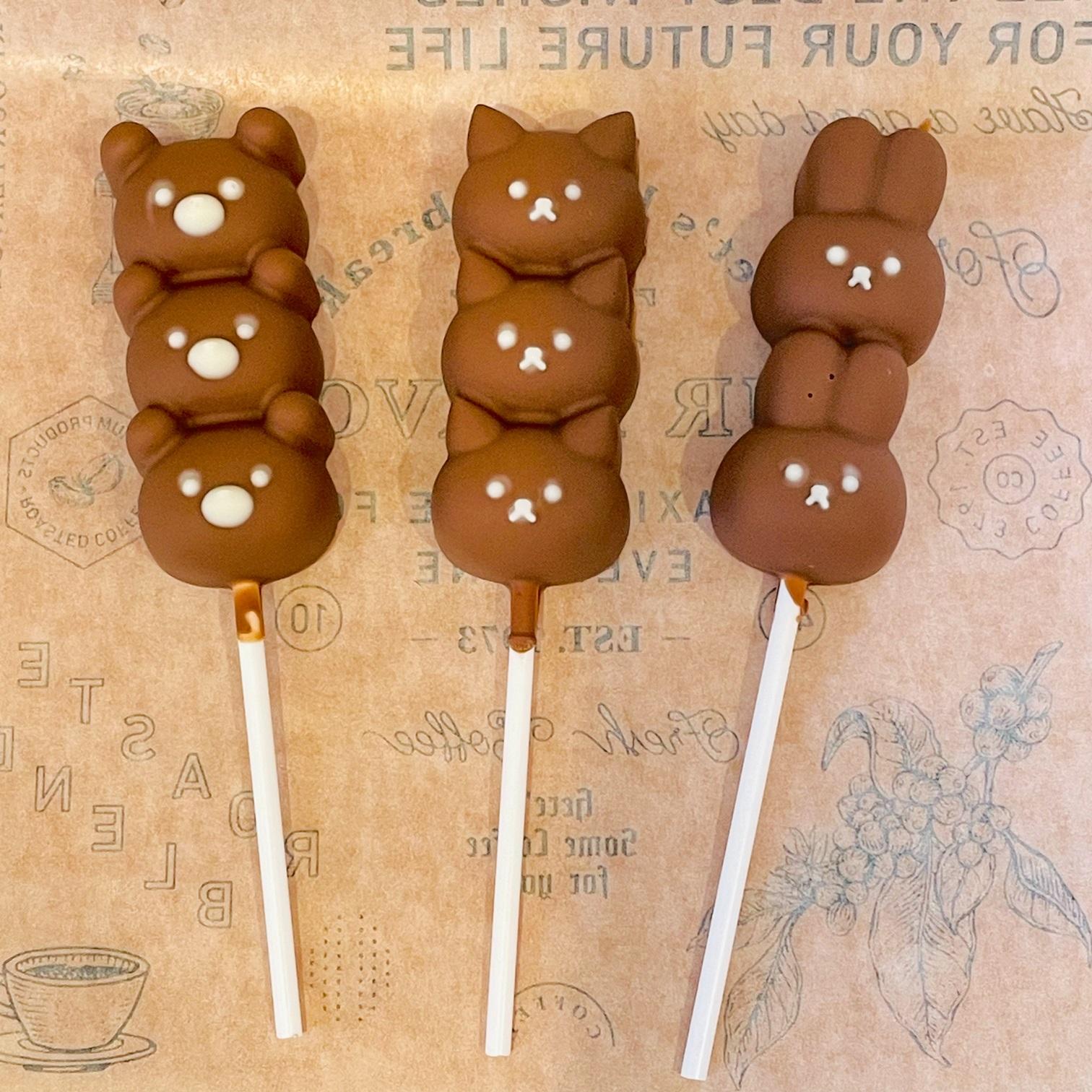 人気の猫モールド、Seriaアニマルだんご型入りモールド 他モールドまとめ売り シリコーンモールド ねこ型 猫 ネコ シリコンモールド チョコモールド セリア