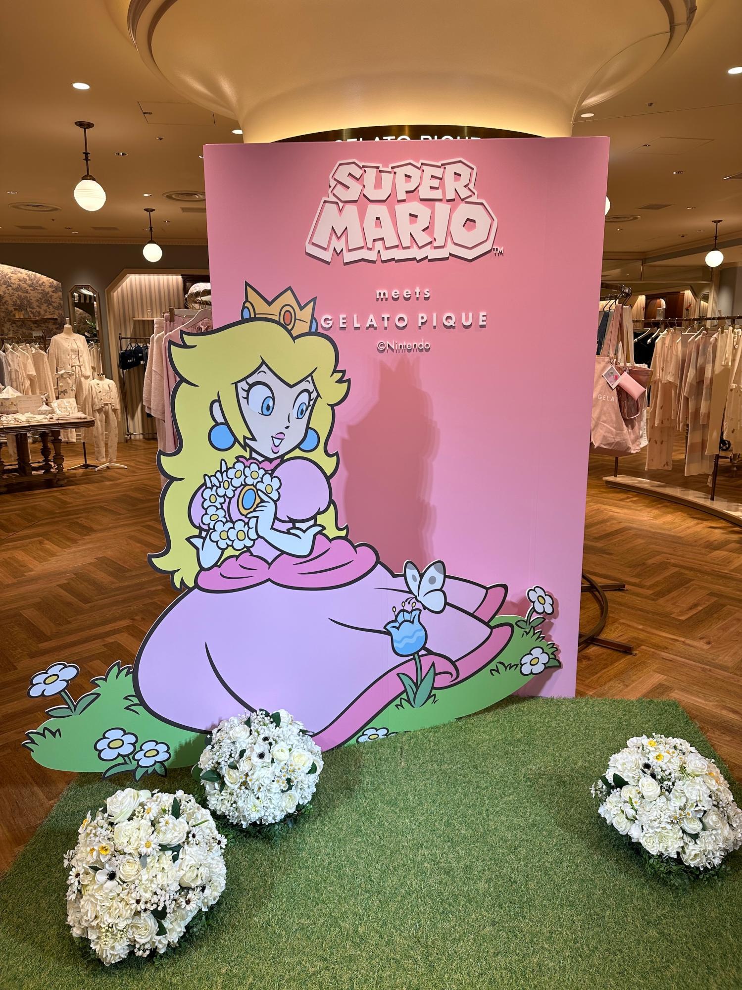スーパーマリオ】ピーチ姫×ジェラートピケコラボ新発売!表参道 スーパーマリオ】ピーチ姫×ジェラートピケコラボ新発売!表参道