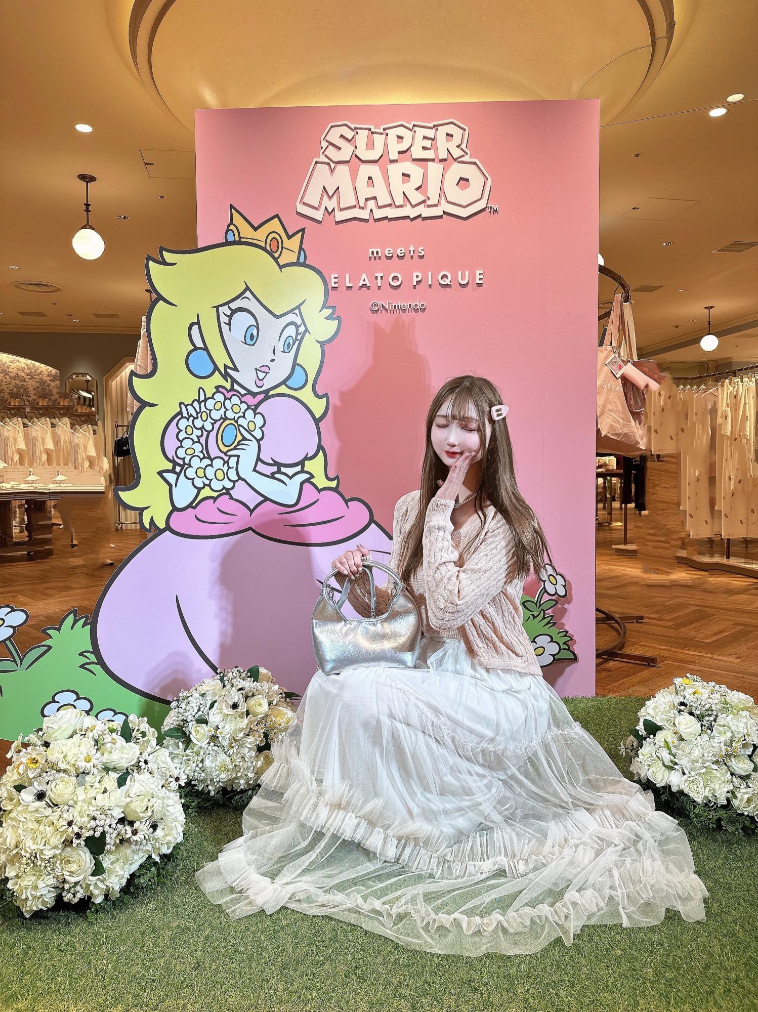 スーパーマリオ】ピーチ姫×ジェラートピケコラボ新発売!表参道 スーパーマリオ】ピーチ姫×ジェラートピケコラボ新発売!表参道