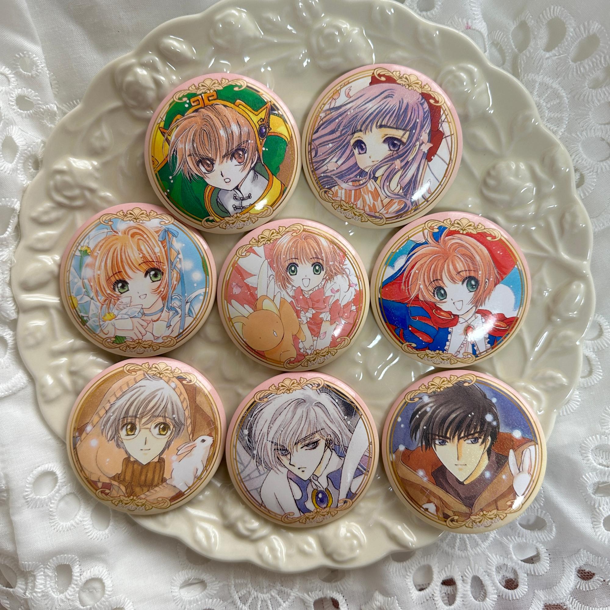 カードキャプターさくら 展 月缶バッジコースター