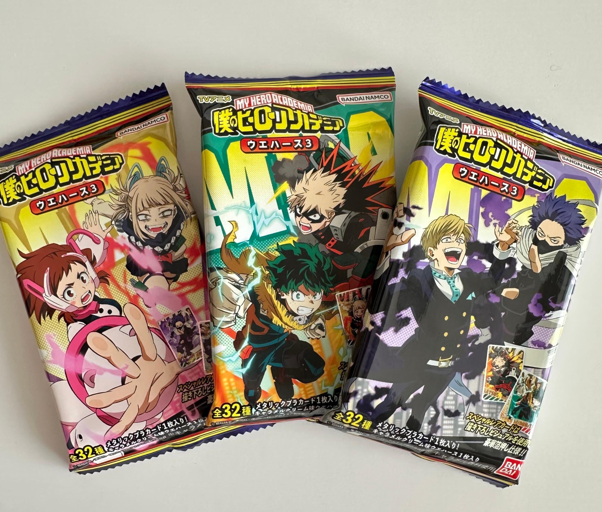 僕のヒーローアカデミア】新発売!ヒロアカウエハース3開封レポ 僕のヒーローアカデミア】新発売!ヒロアカウエハース3開封レポ