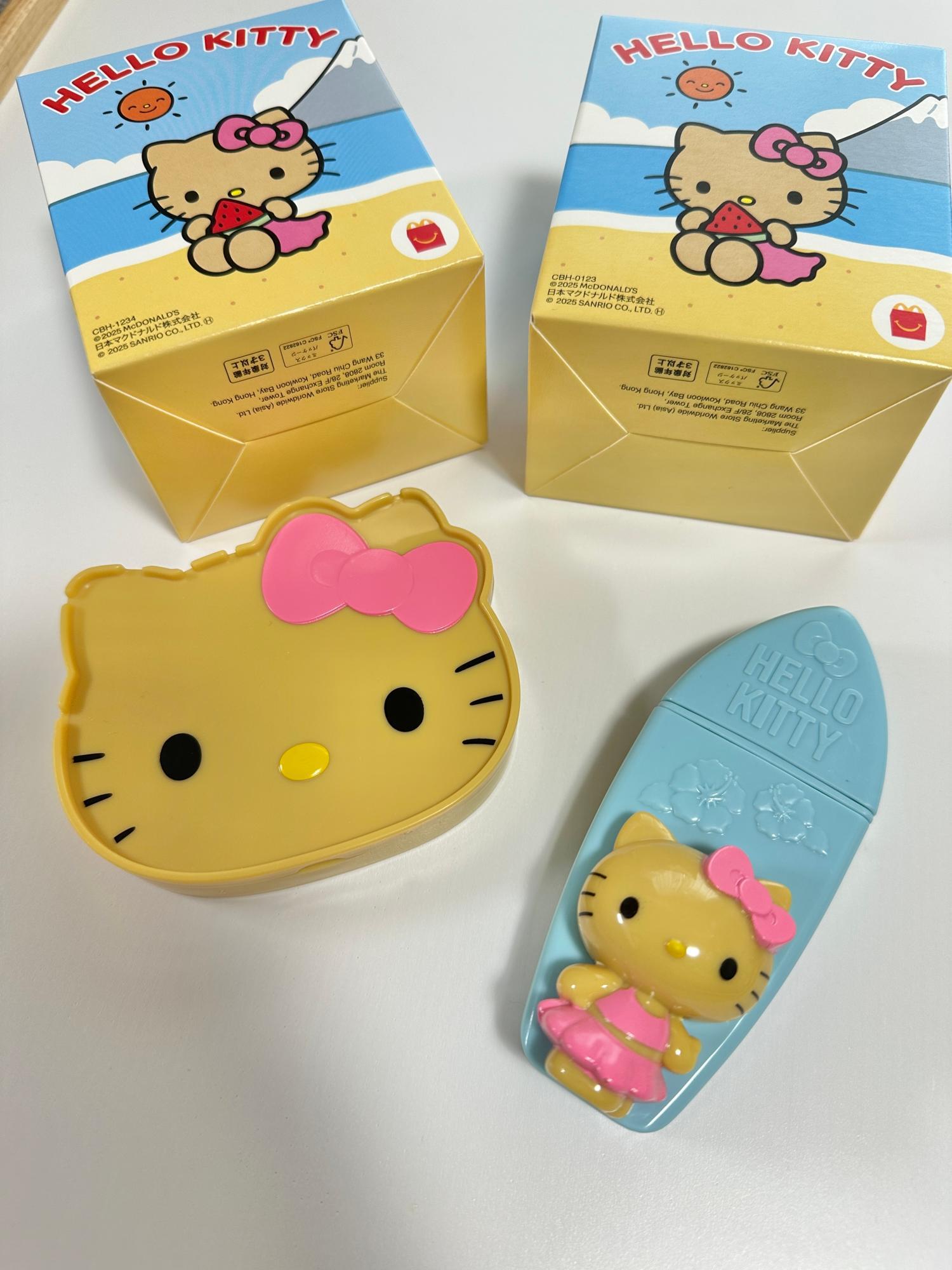 ハローキティ×マクドナルド】本日新発売！人気爆発の日焼け