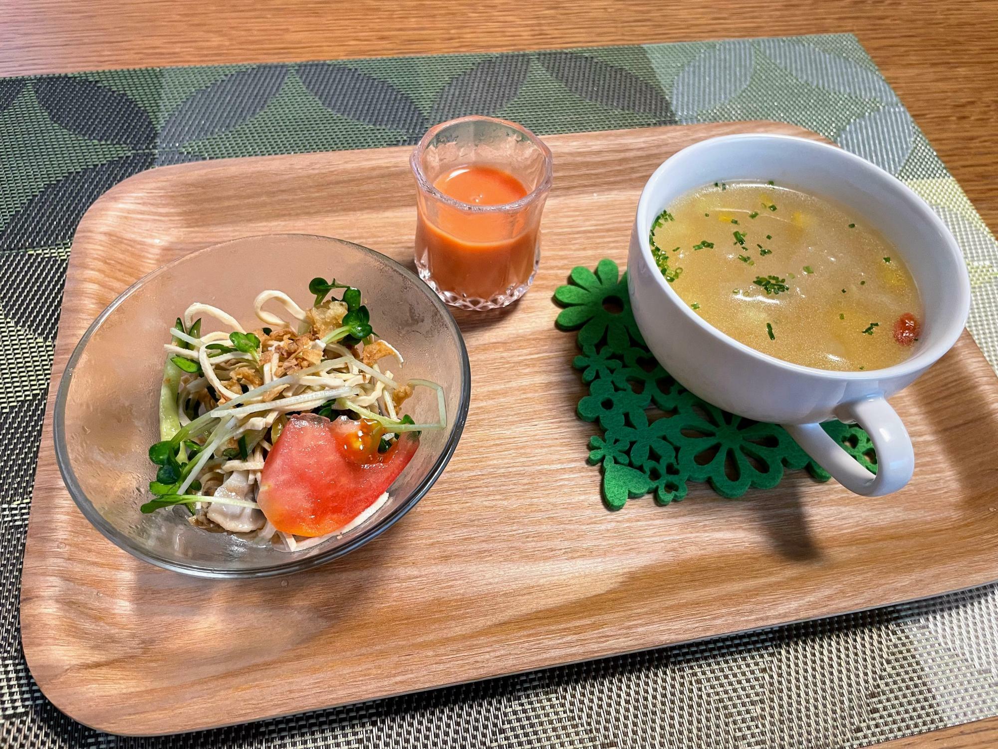 小鉢、スープ