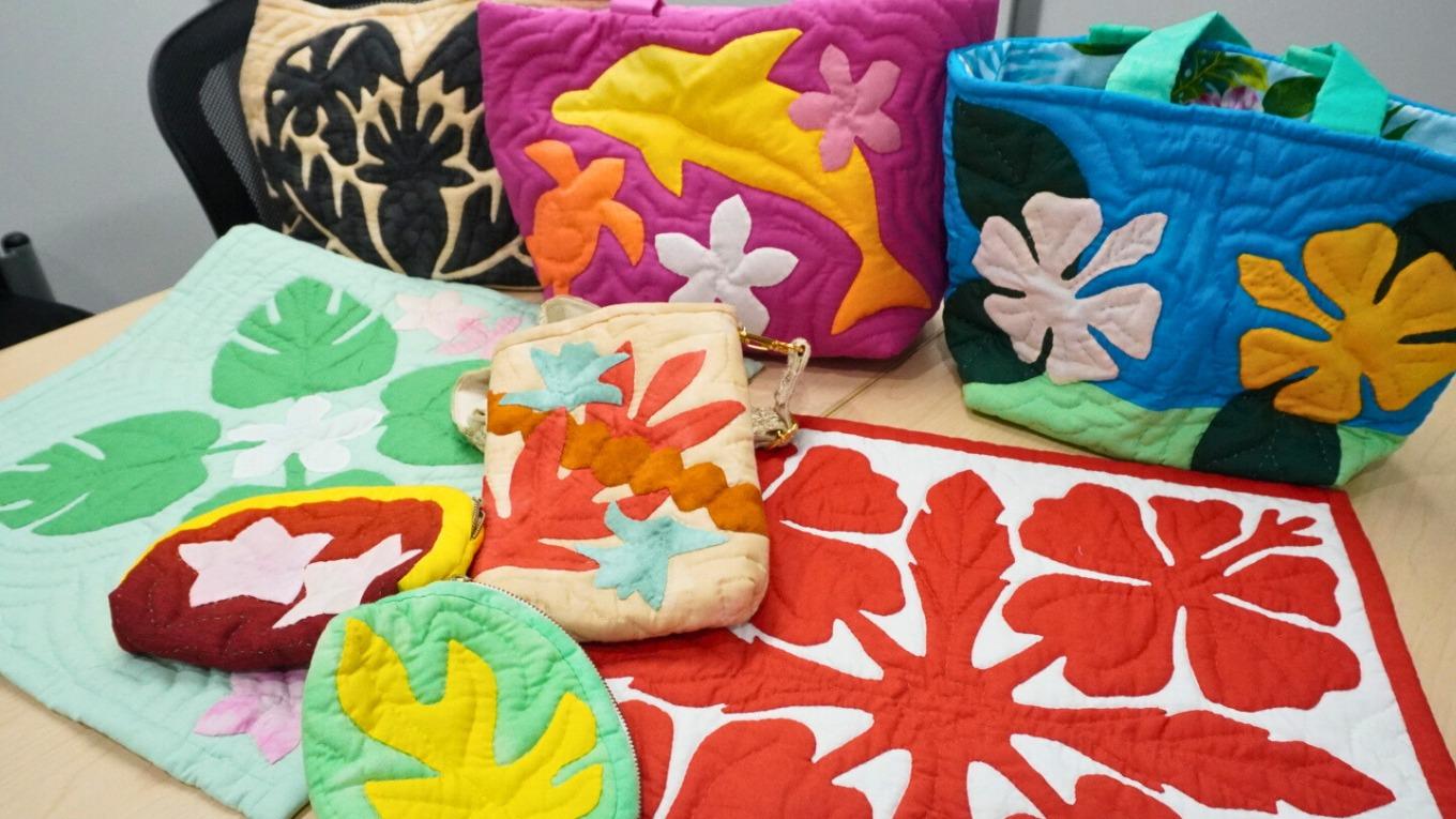 足立区】ハワイアンキルトの温もり。「Heartful Hawaiian Quilt