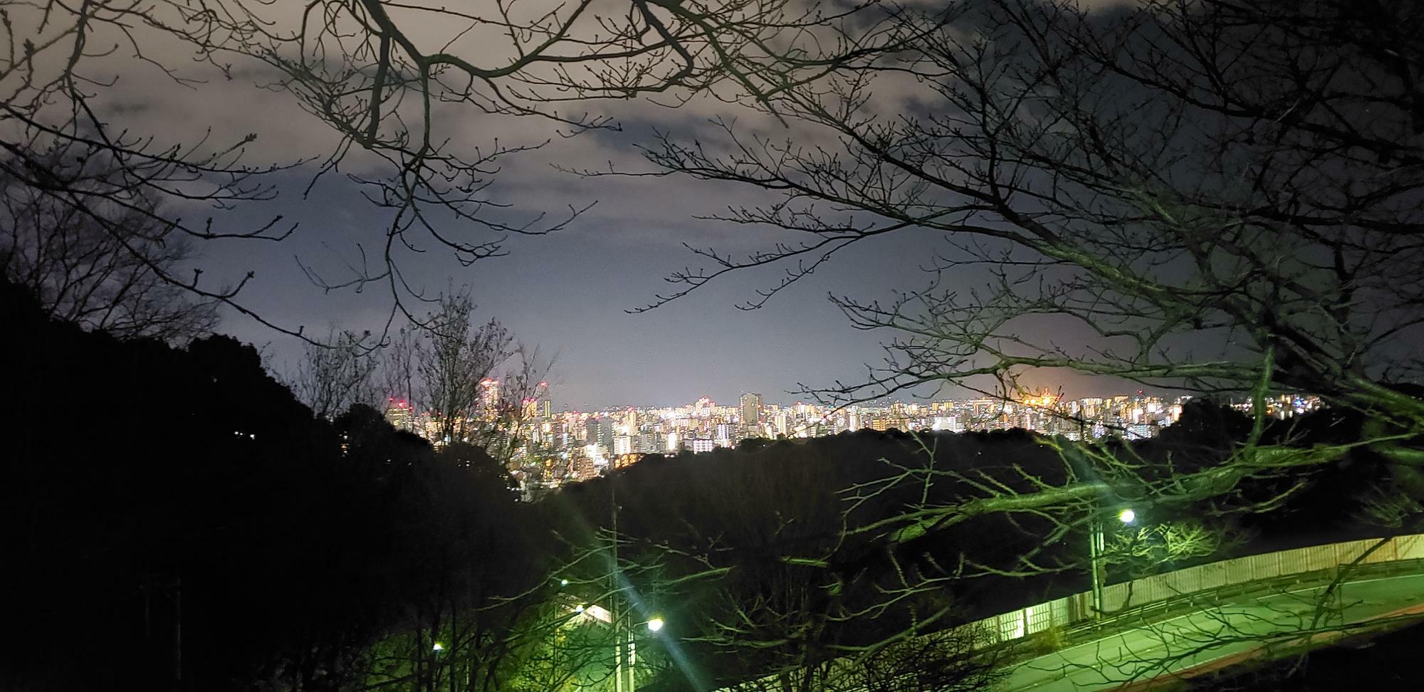 竜王公園周辺は夜景を鑑賞できるポイントがいくつかある