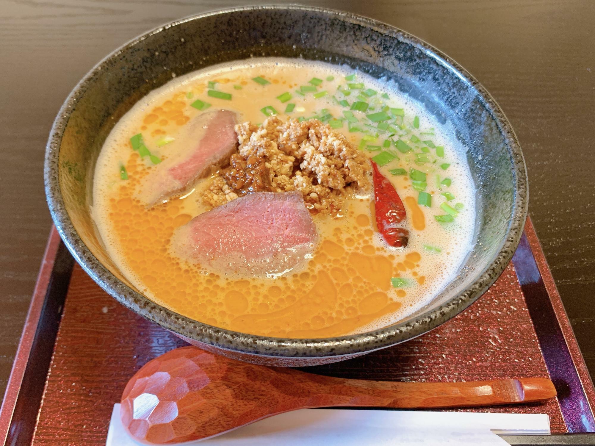 那須仙人 ジビエの里の山鹿濃厚担々麺