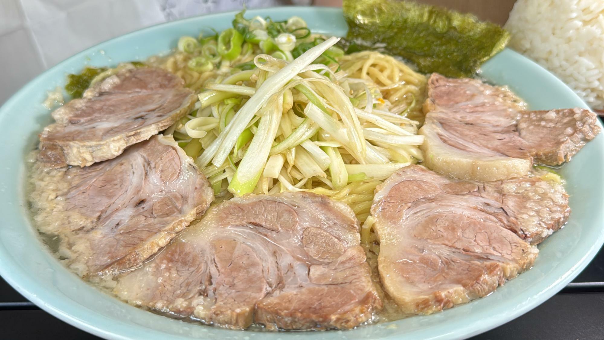 ラーメンショップ太郎坂戸店ネギチャーシュー大盛り