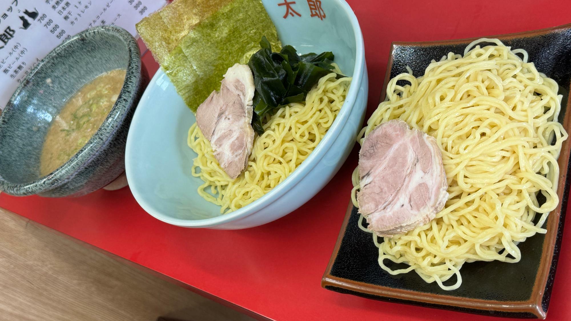 ラーメンショップ太郎坂戸店つけめん大盛りチャーシュー別盛り