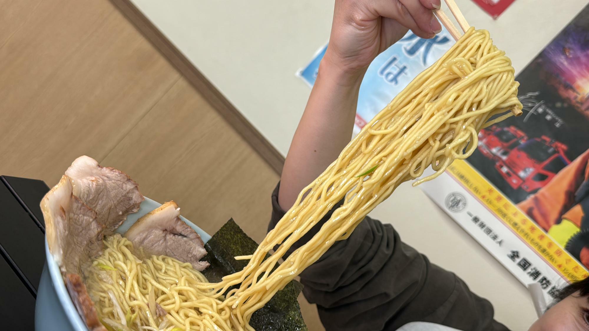 ラーメンショップ河内店ネギチャーシューメンリフト