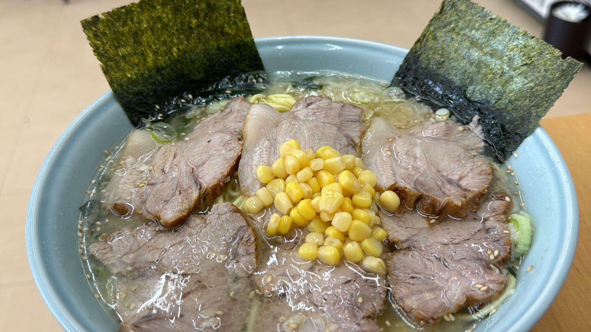 ラーメンショップ河内店塩チャーシューメン大盛り