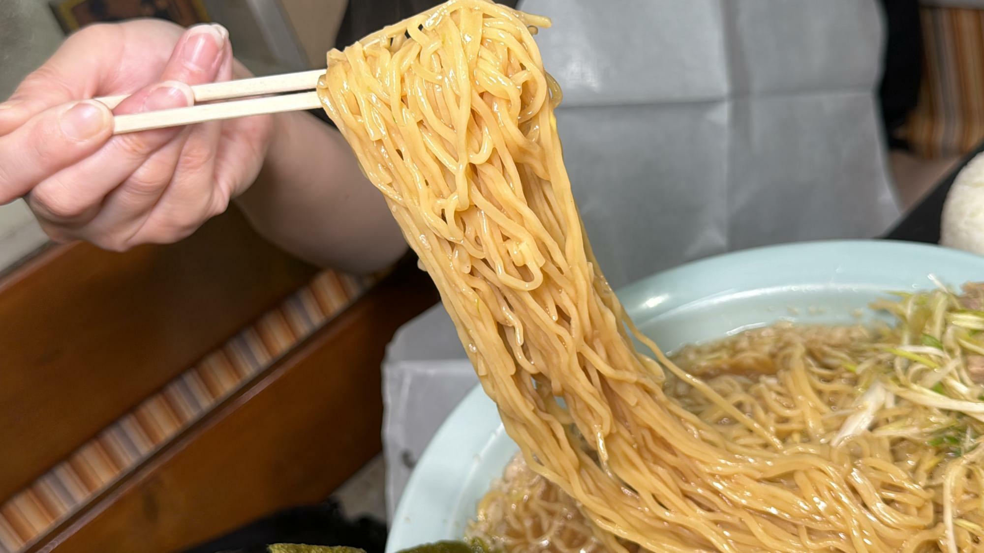 ラーメンショップ蕨店麺やわらかめ注文