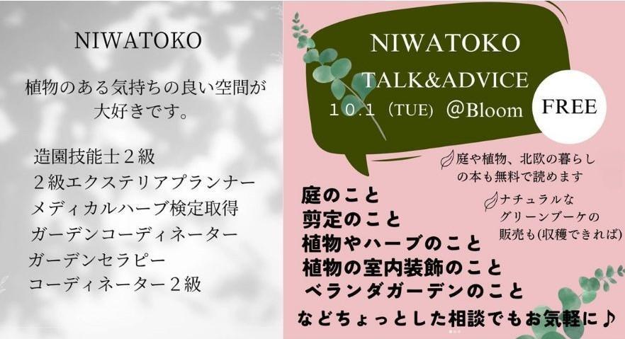 資料提供：NIWATOKOさん