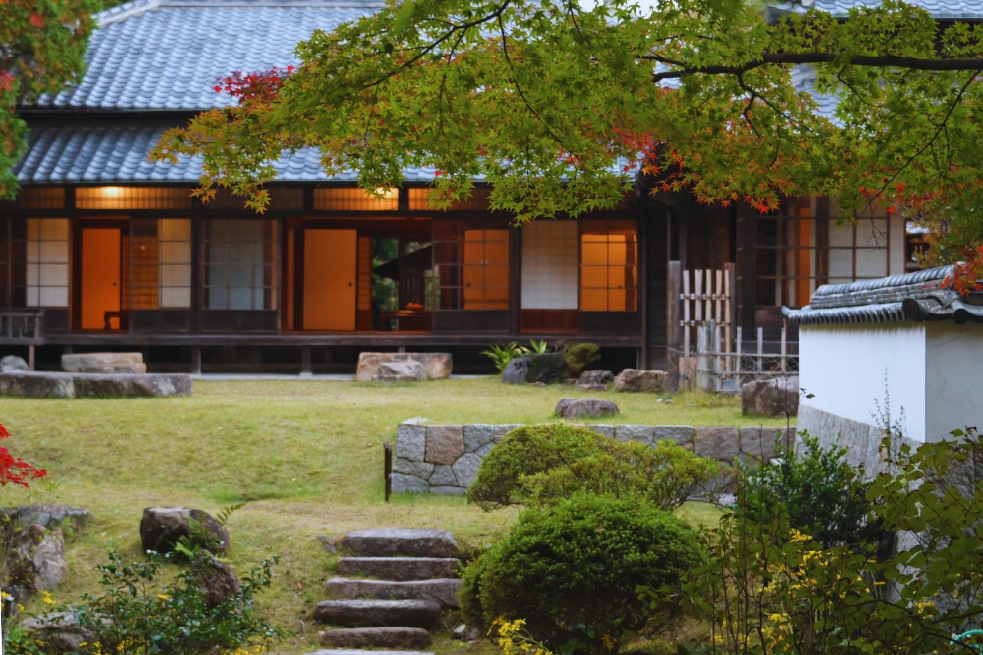 長府毛利邸にて撮影