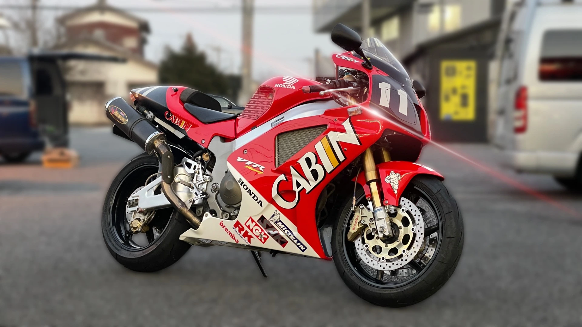 値下げ‼️ホンダ VTR1000SP2 オンライン 程度良好な希少車 改造多数で8耐好きにはたまらないスーパーバイクです