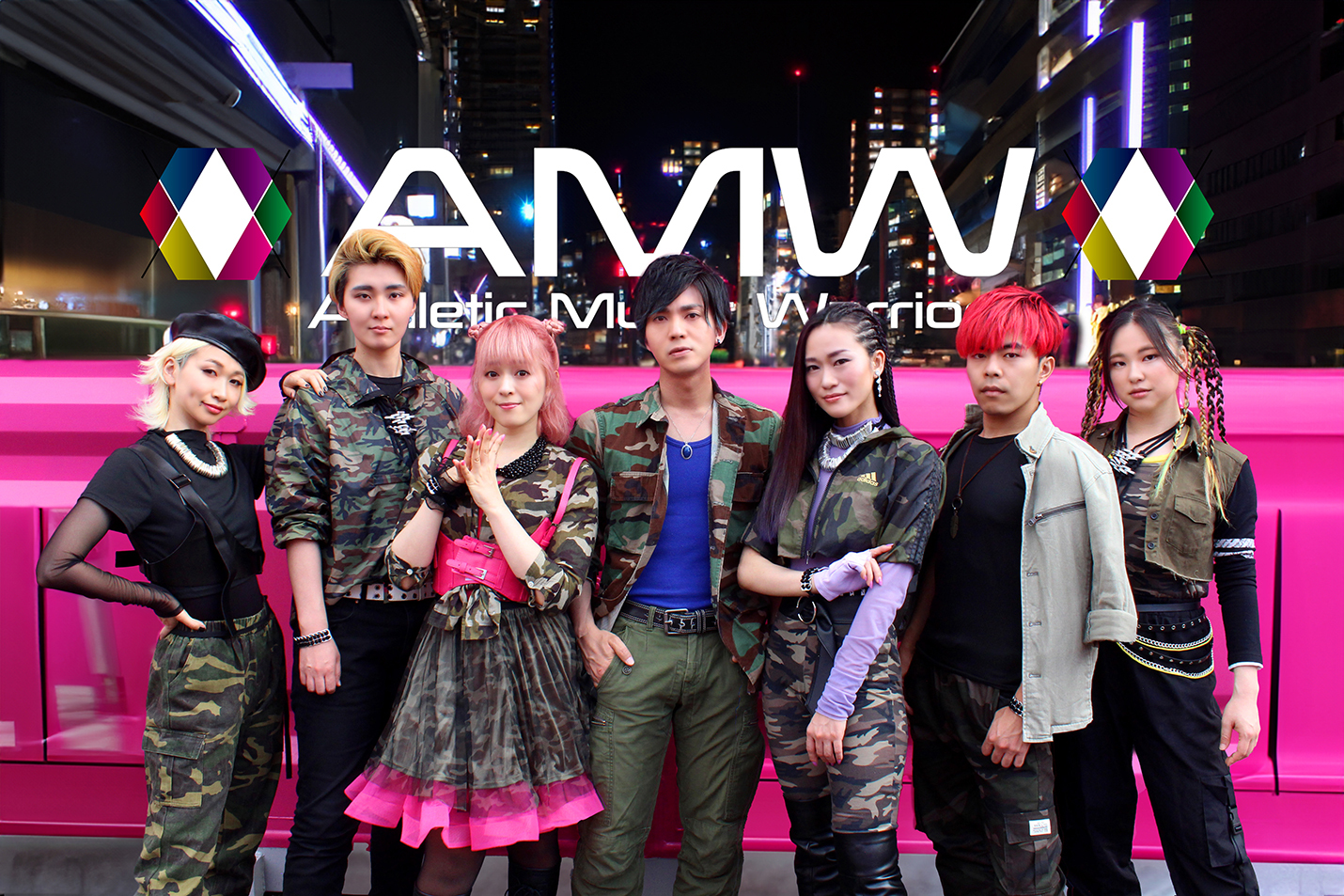 柿生初の男女混合グループ「AMW」もステージを披露