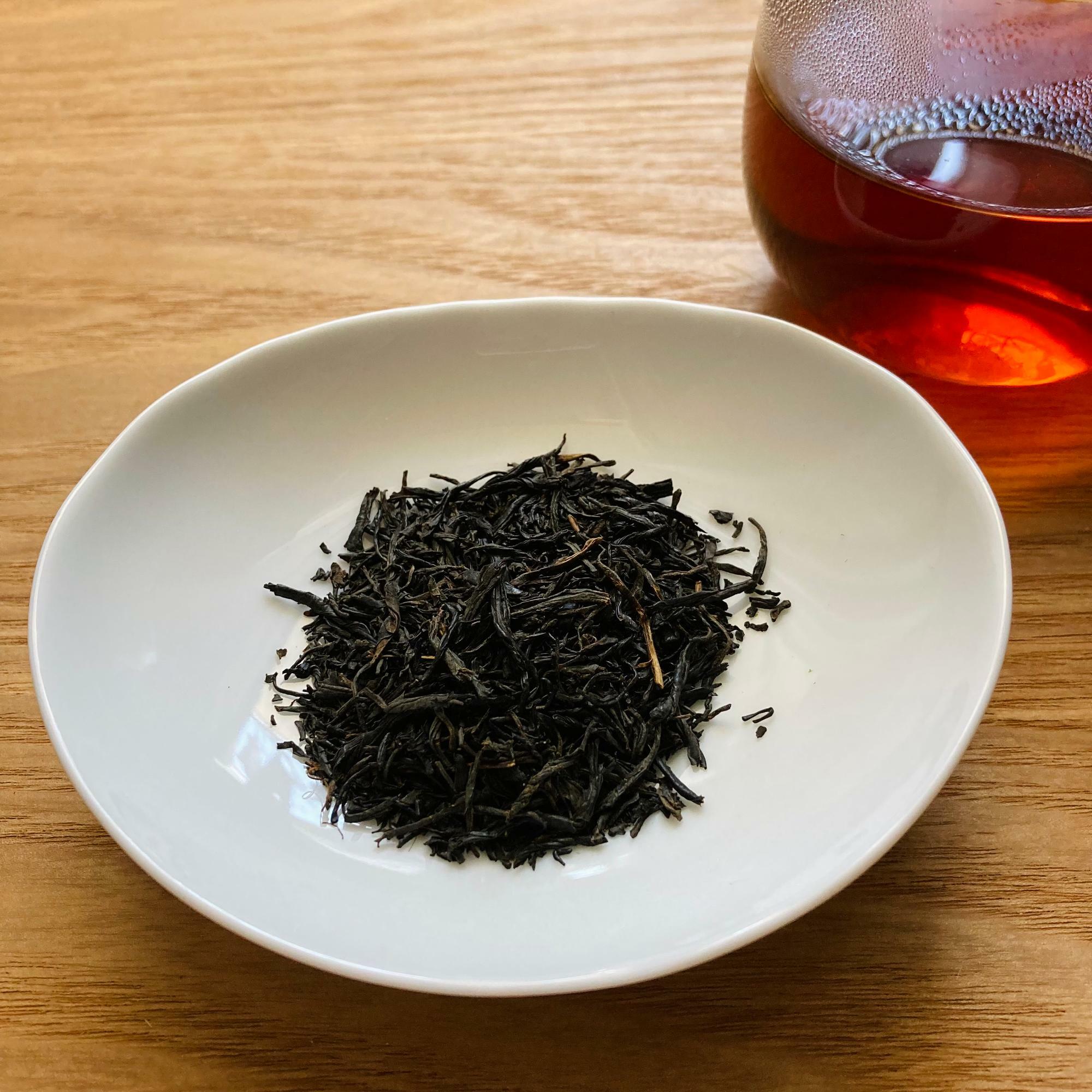 京都府和束（わづか）「和茶園」さんの和紅茶。和束は抹茶・煎茶・玉露の産地ですが、和紅茶を作っている生産者さんもいます。