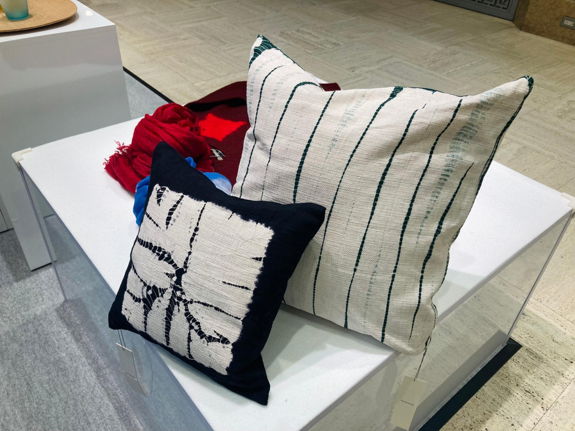 有松鳴海絞り　保管品 平和屋本店□極上 夏物 浴衣 有松鳴海絞り 切嵌花文 綿 逸品