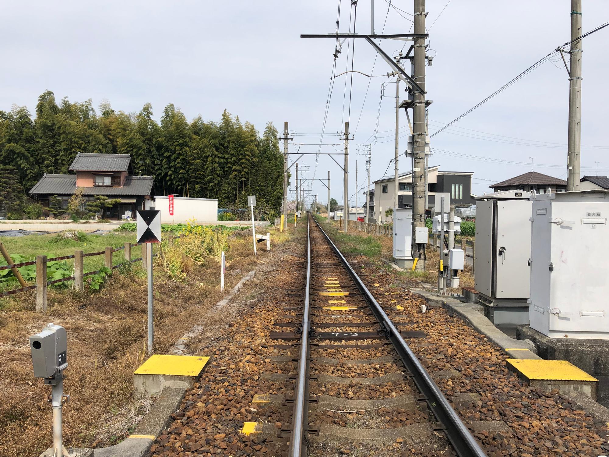 至一宮駅方面への眺め