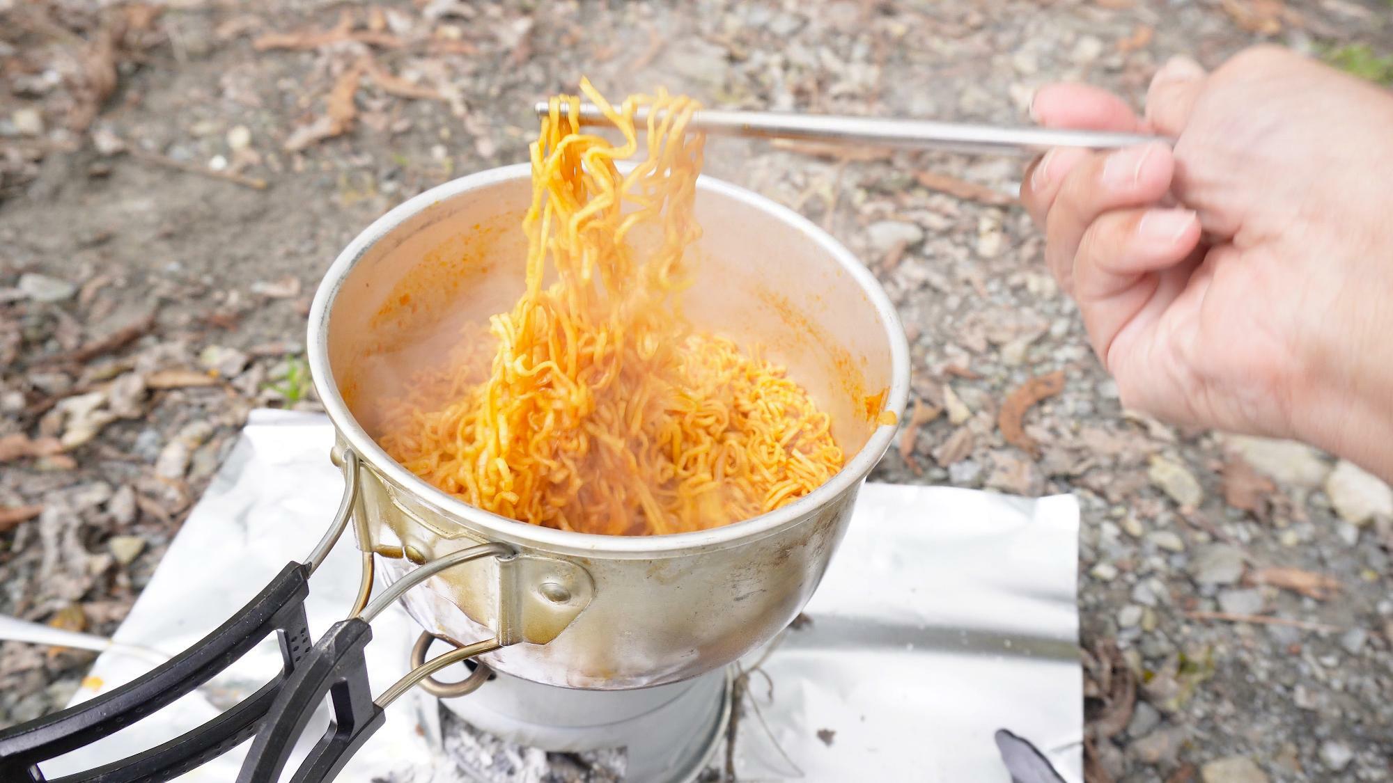 ラーメンのはずが焼きそばに