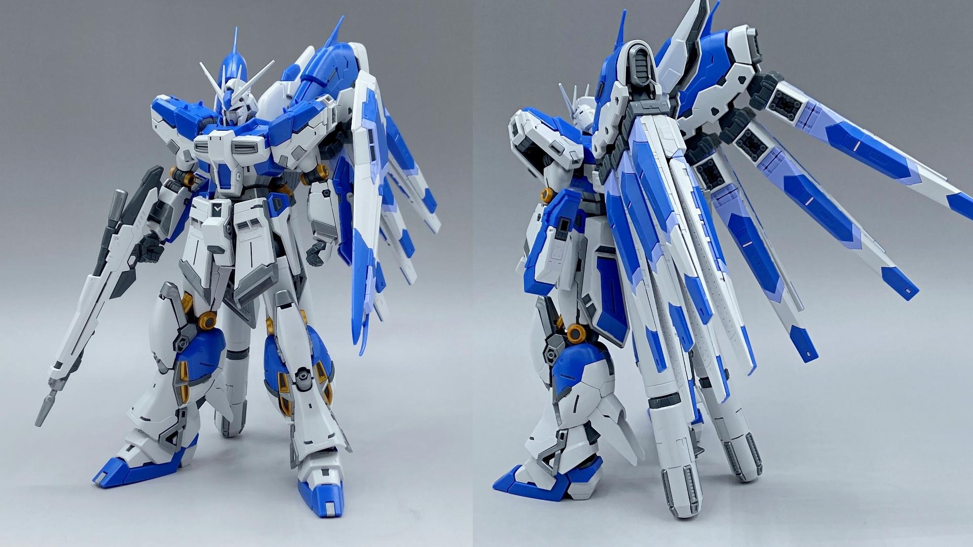 ガンダムコンバージ ハイニューガンダム 改造 リペイント ガンダム