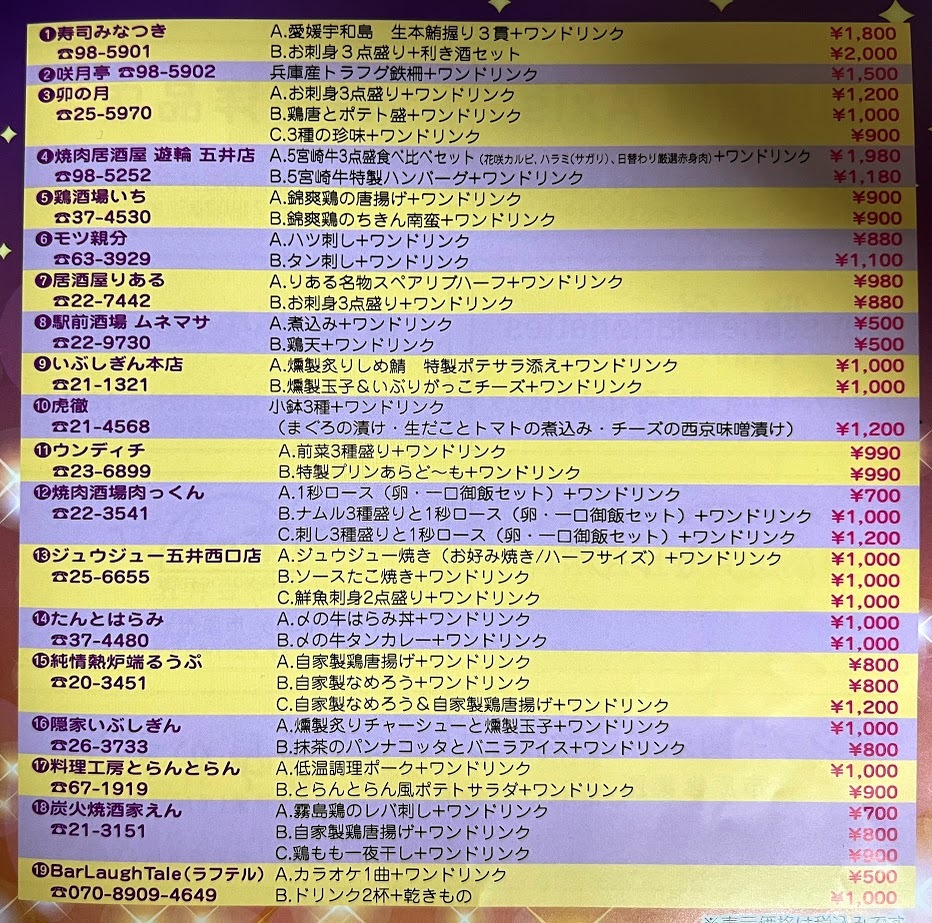 市原市】五井を食べ歩いて豪華景品ゲット！ 「五井deカーニBAR（バル