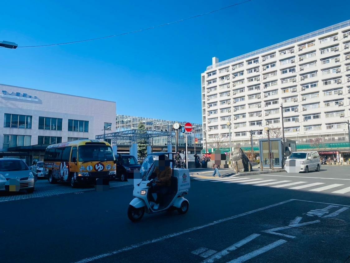 東武スカイツリーライン「竹ノ塚」駅　東口ロータリー