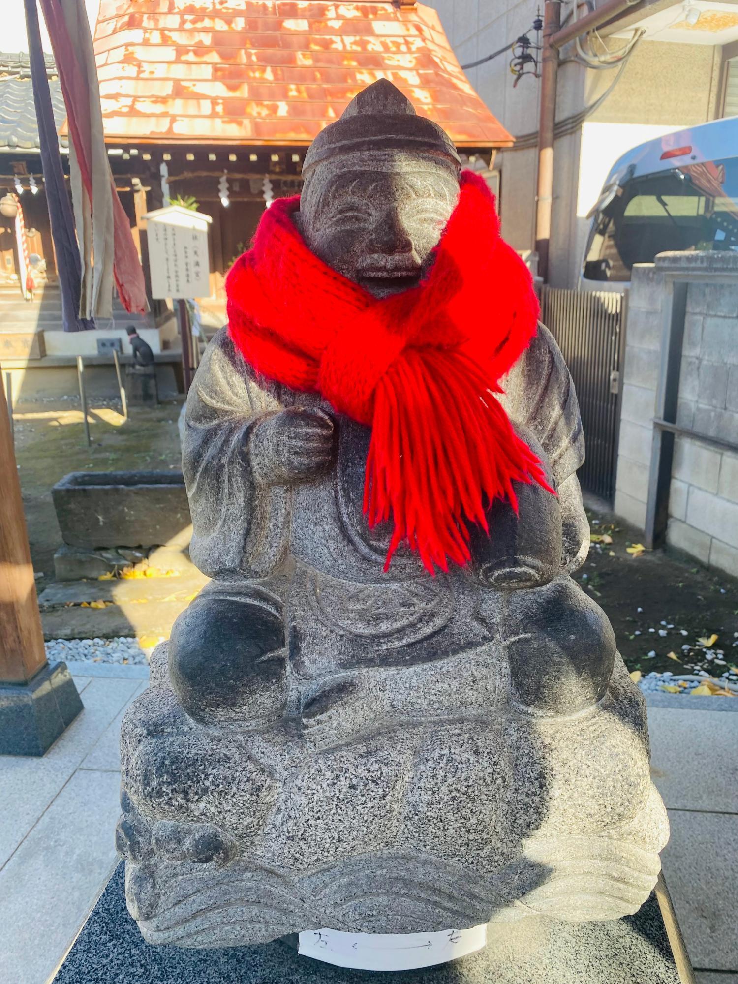 「千住神社」の「願かけ恵比寿」