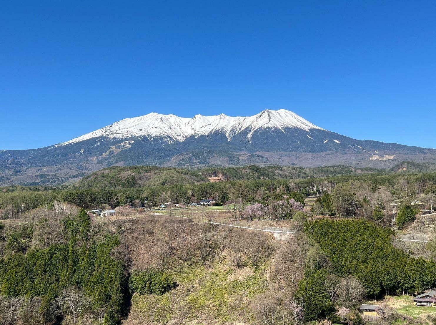 柳又ビューポイントから見える御嶽山