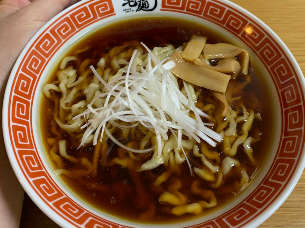 かけ醤油ラーメン（宅麺.com）