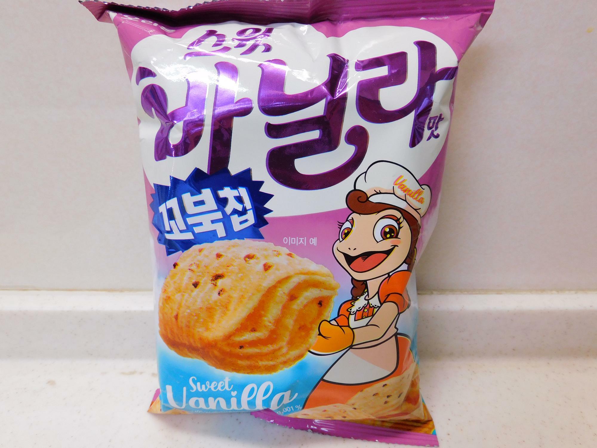 韓国、お菓子」韓国で人気のコブクチップからバニラ味が登場！ほんのり