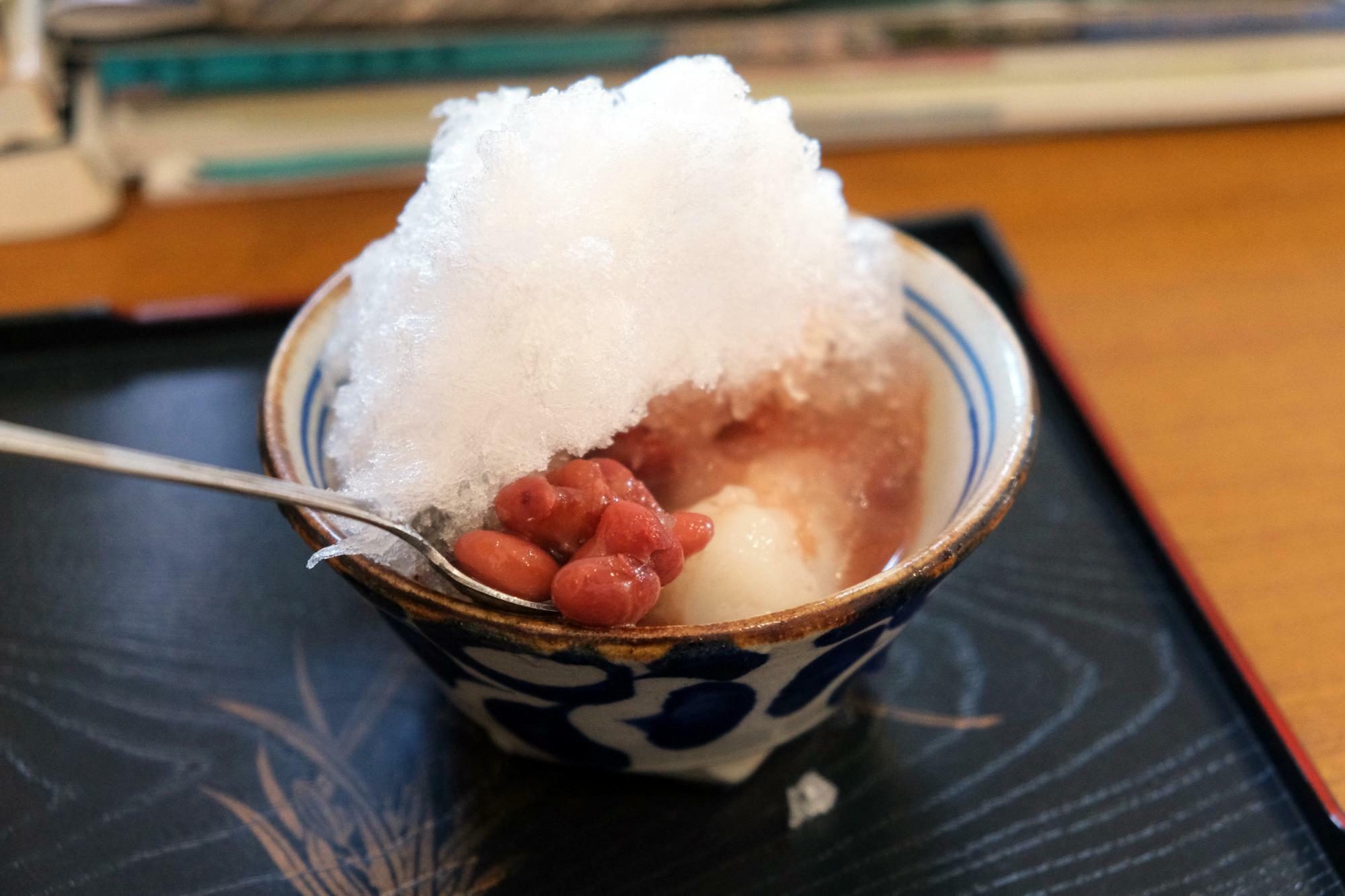 「アイスぜんざい」(沖縄)は金時豆を使用