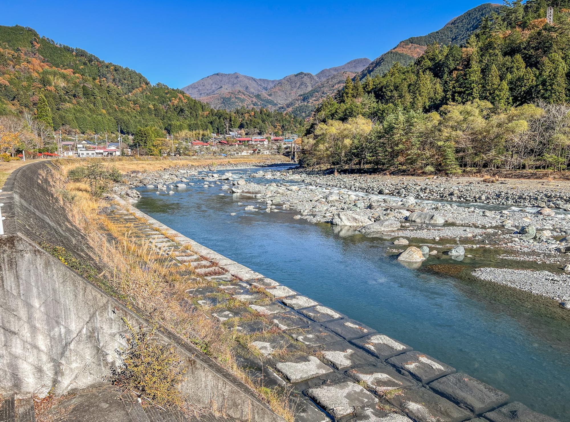 水が綺麗です