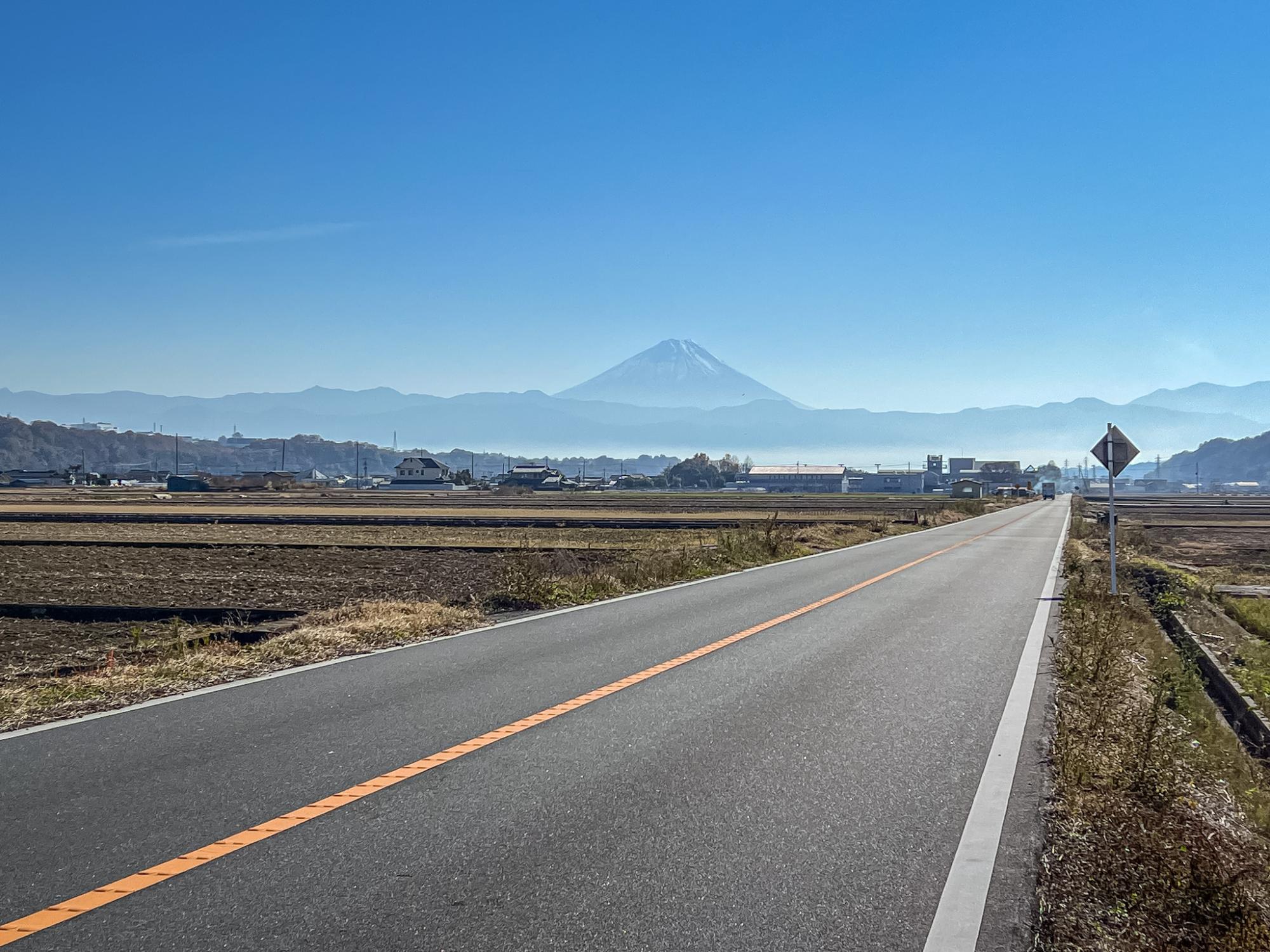 晴れている日は富士山も素晴らしい