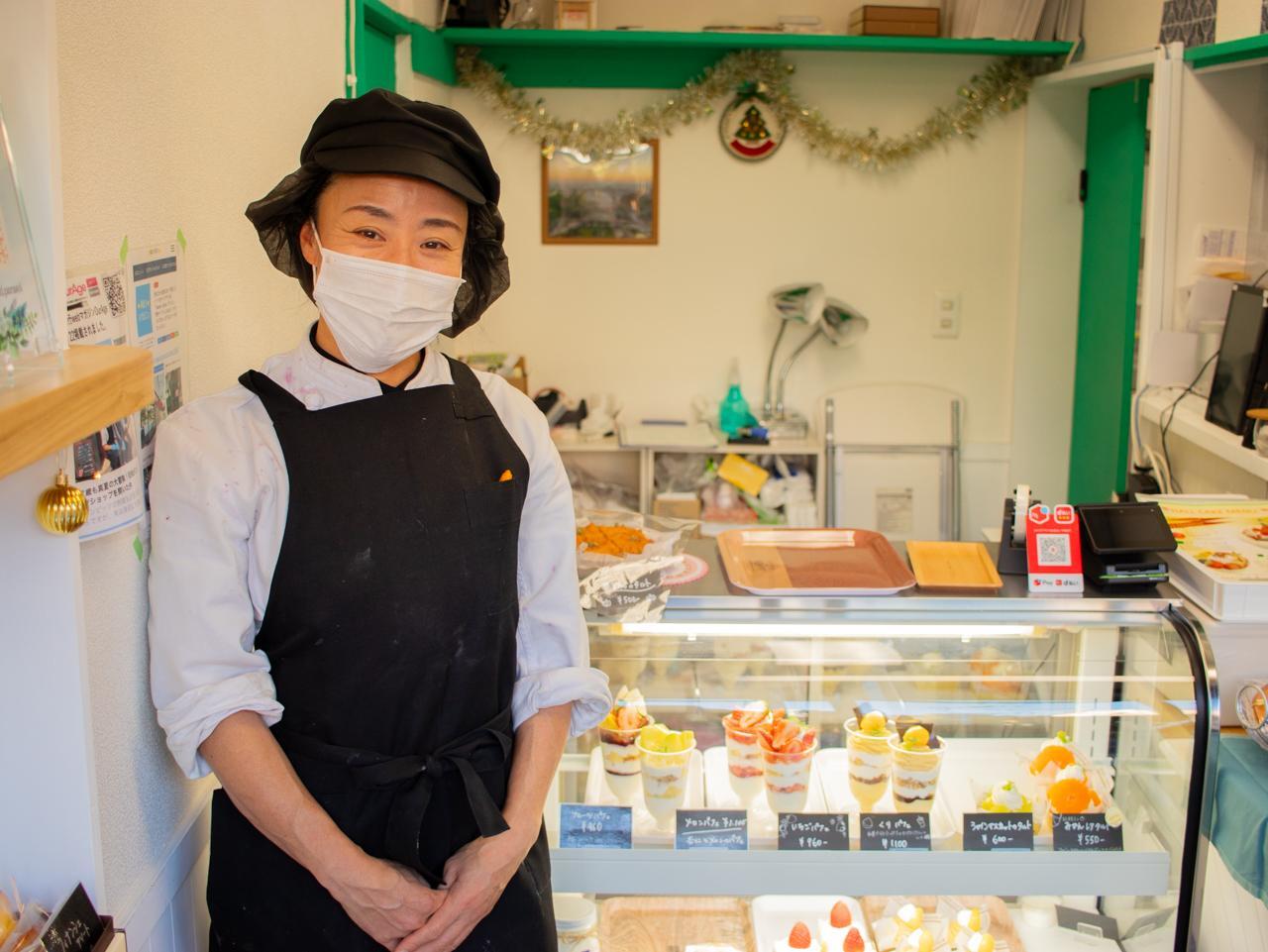 パラソル店主の石川さん