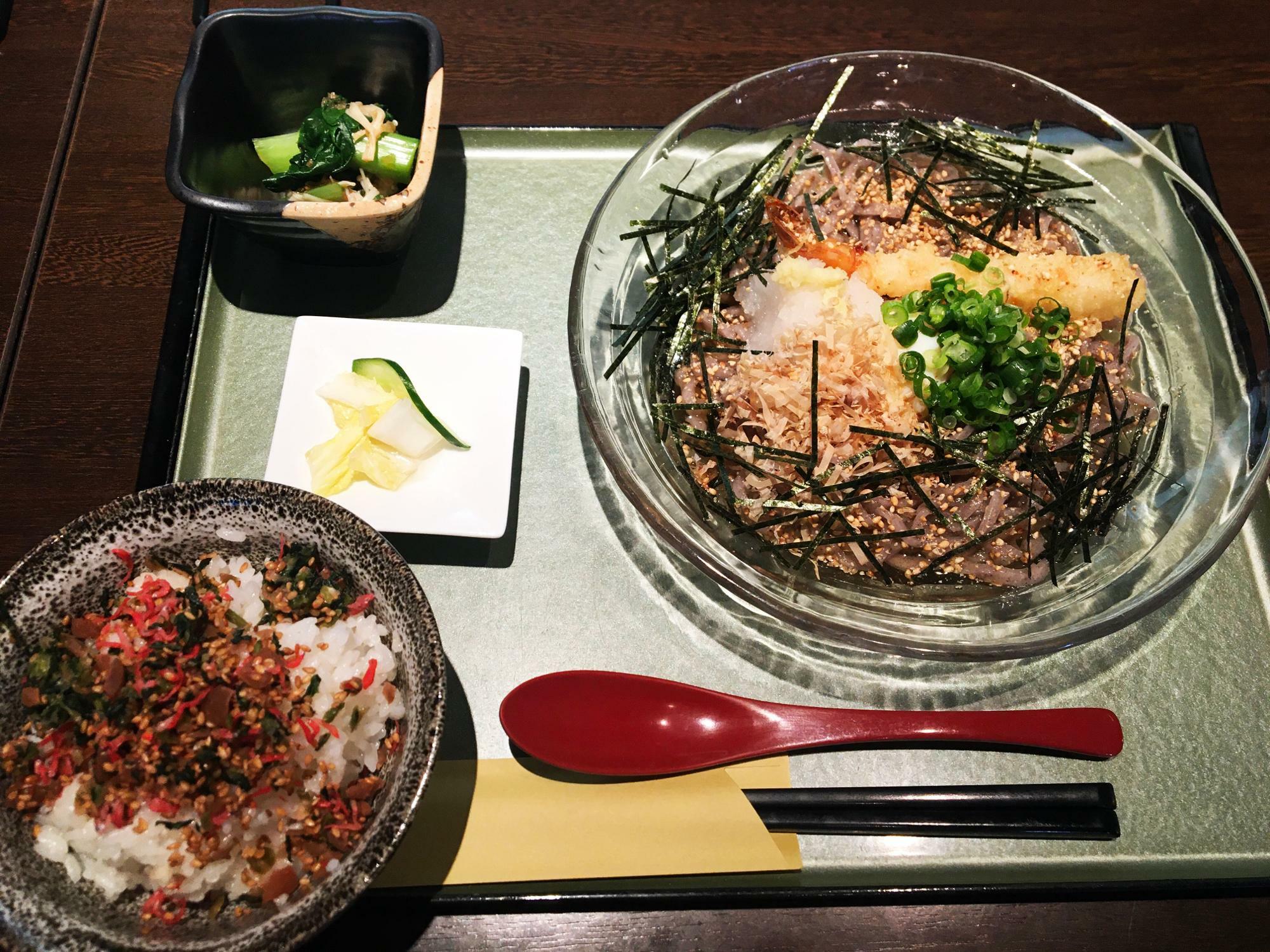 えび天ぶっかけうどん定食